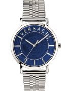 Versace Ceas barbati V-Essential - inox - 40mm - impermeabil 5 ATM - argintiu