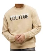 VERSACE JEANS Bluza de trening cu logo contrastant -