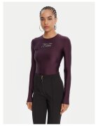 Versace Jeans Couture Body de dama violet - maneci lungi