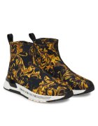 Versace Jeans Couture Botine dama 79VA3SA4 - Textil - Negru/Auriu