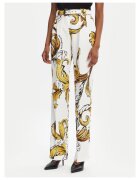 Versace Jeans Couture Pantaloni dama alb/auriu