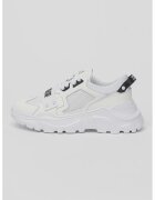 Versace Jeans Couture Pantofi sport cu insertii de piele - Alb murdar