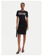 Versace Jeans Couture Rochie casual dama negru - fabrica de calitate