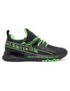 Versace Jeans Couture Tenisi barbati grafit - textil - negru