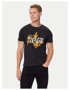 Versace Jeans Couture Tricou barbati negru - din bumbac 100%