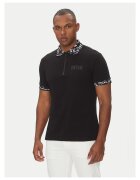 Versace Jeans Couture Tricou barbati negru - polo - bumbac