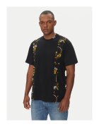 Versace Jeans Couture Tricou barbati Versace Jeans negru - bumbac