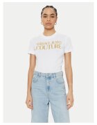 Versace Jeans Couture Tricou de dama alb - bumbac