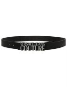 VERSACE JEANS Curea din piele cu logo -