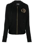 VERSACE JEANS Hanorac din bumbac cu fermoar -