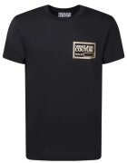 VERSACE JEANS Tricou barbati - Bumbac - Negru - Negru