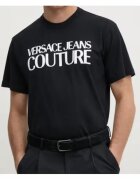 VERSACE JEANS Tricou regular - alb - 100% bumbac
