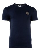Versace Tricou de casa cu decolteu la baza gatului si logo