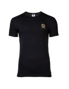 Versace Tricou de casa cu decolteu rotund si logo - Negru
