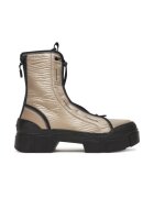 Vic Matié Ghete dama - - material textil - bej/negru