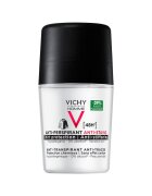 Vichy Deodorant roll-on Homme cu efect anti-urme albe - galbene si de transpiratie - eficacitate 48h - 50ml