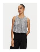 ViCOLO Bluza dama - 305038517 - Poliester - Argintiu - Argintiu