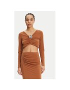 ViCOLO Bluza dama UD0026 - Poliester - Maro - Maro