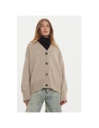ViCOLO Cardigan dama - 304948886 - Viscoza/Poliamida/Lana - One Size INTL - Maro