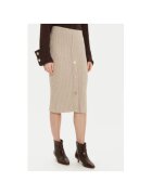 ViCOLO Fusta dama - 304982699 - Poliester/Lana - Bej - Bej