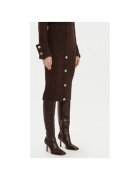 ViCOLO Fusta dama - 304982712 - Poliester/Lana - Maro - Maro