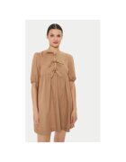 ViCOLO Rochie dama - 304549489 - Bumbac - Maro - Maro