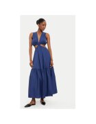 ViCOLO Rochie dama - 304686283 - Bumbac - Albastru - Albastru