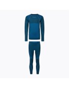 Viking Lenjerie termoactiva pentru copii Skido Recycled bleumarin