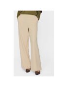 Vila Pantaloni dama - 304902918 - Poliester/Viscoza - Bej - Bej