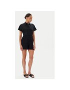 Vila Pantaloni scurti dama 14105213 - Bumbac/Bumbac - Negru - Negru
