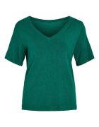 Vila Pulover dama 14100578 - Viscoza/Nylon - Verde - Verde