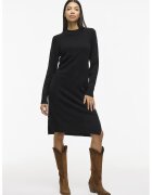 Vila Rochie midi tricotata - Negru