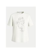 Vila Tricou dama - 304932120 - Bumbac organic - Alb - Alb