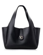 Vince Camuto Geanta de piele ecologica cu logo metalic - Negru