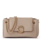 Vince Camuto Geanta din piele ecologica cu bareta de umar - Bej - 14 x 25 x 9 CM