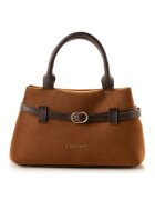 Vince Camuto Geanta din piele intoarsa sintetica cu bareta de umar - Caramel