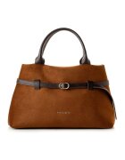 Vince Camuto Geanta din piele intoarsa sintetica cu maner - Caramel
