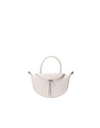 Viola Castellani Geanta crossbody de piele - Bej