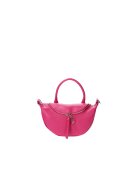Viola Castellani Geanta crossbody de piele - Fucsia