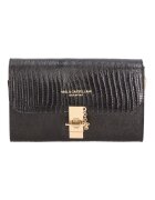 Viola Castellani Geanta crossbody texturata din piele - Negru
