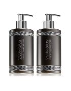 Vivian Gray Set Sapun lichid Crystals Gray - Unisex - 250 ml + Crema de maini - 250 ml
