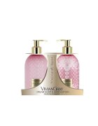 Vivian Gray Set Sapun lichid Femei Gemstone Pink - White Musk & Pineapple - 300 ml + Crema de maini - 300 ml
