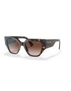 Vogue Ochelari de soare masivi cu lentile degrade - Maro