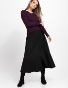 Volcano Fusta lunga evazata casual G-Alibi - neagra - Negru