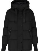 Volcano Geaca de iarna matlasata cu gluga - dama - fermoar bidirectional - J-Blis - Neagra - Negru