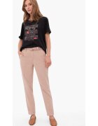 Volcano Pantaloni chino pentru femei cu curea R-Figya roz