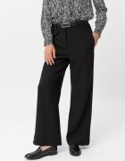 Volcano Pantaloni lungi eleganti pentru dama cu picior lat R-Milen - negru - Negru