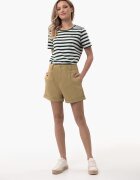 Volcano Pantaloni scurti din denim E-Candy pentru femei - bej - Bej