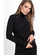 Volcano Pulover cu guler inalt S-Juli - dama - usor - negru - Negru