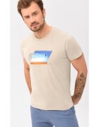 Volcano Tricou pentru barbati T-Navi - bej